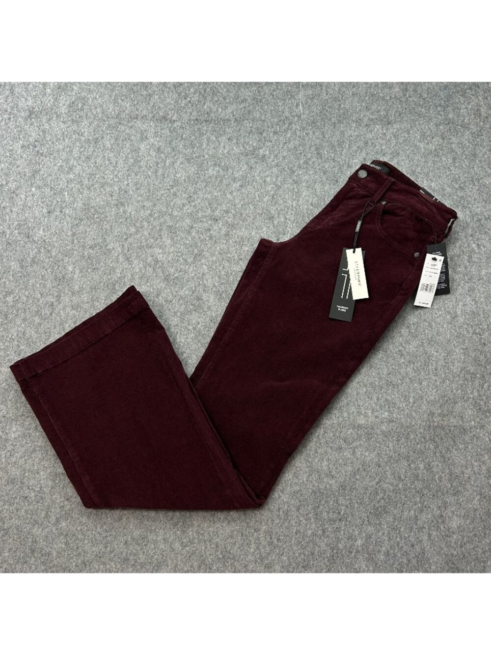Liverpool Hannah Flare Corduroy Pants Women's Size 2 / 26 Blackberry NWT